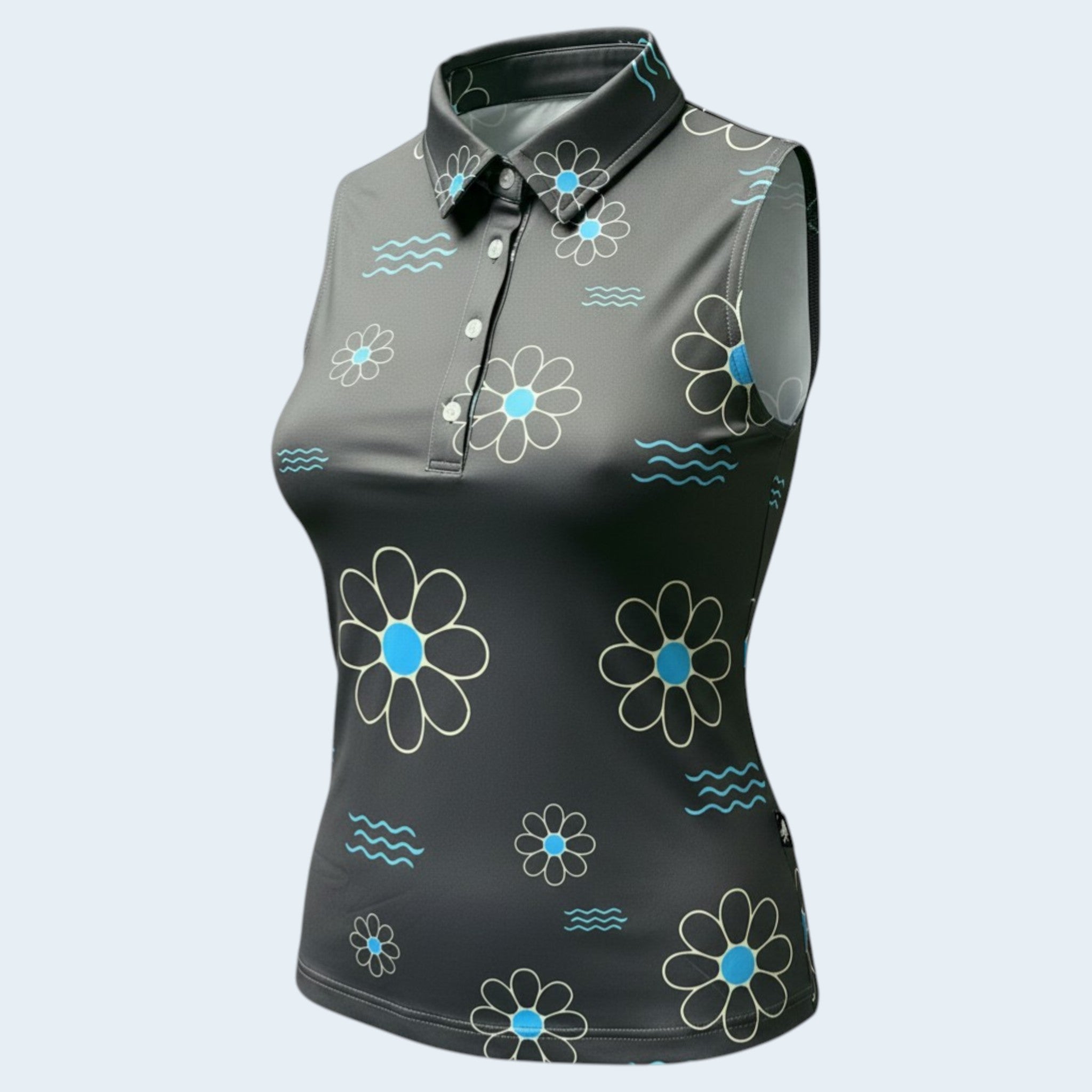 Shady Daisy Ladies Sleeveless Polo